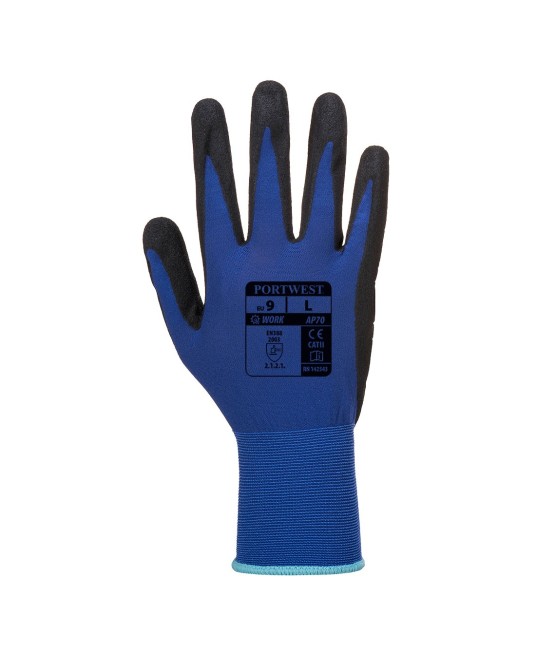 Manusi de protectie Nero Lite Foam [AP70] Negru si albastru