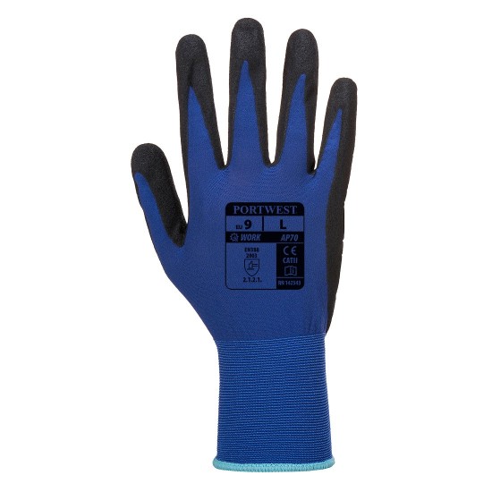 Manusi de protectie Nero Lite Foam [AP70] Negru si albastru