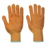 Manusi tricotate, cu insertii PVC pentru aderenta sporita [A130] Portocaliu