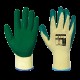 Manusi de protectie bumbac imersate in latex Grip [A100] Verde