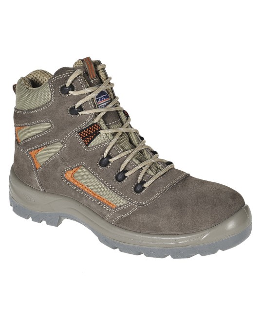 Bocanci de protectie, bombeu compozit si lamela, talpa PU/PU, S1P [FC53] Bej