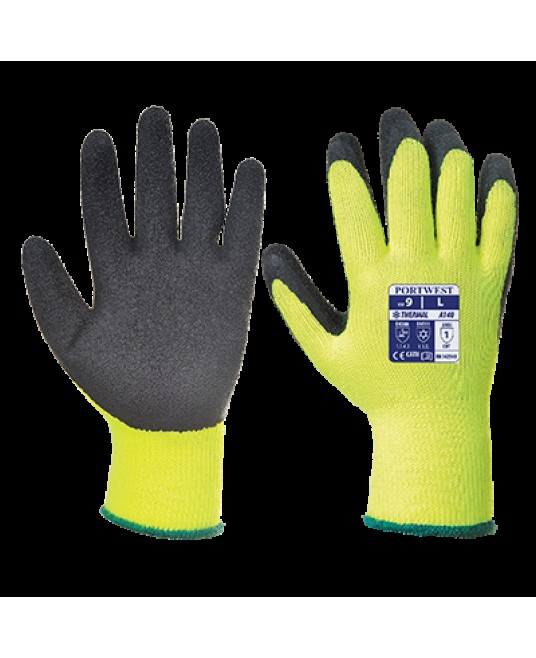 Manusi de protectie termica frig, impregnare latex [A140] Negru