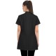 Tunica de lucru cu maneca scurta, eleganta, cu fermoar, 180g/mp, negru Tunica de lucru cu maneca scurta, eleganta, cu fermoar, 180g/mp, negru