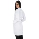 Halat alb maneca lunga, tercot 160g/mp Halat alb maneca lunga, tercot 160g/mp