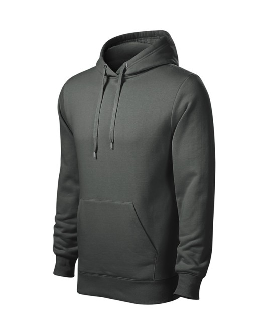 Hanorac cu gluga  Malfini Cape 413 – French Terry 320g, gri inchis