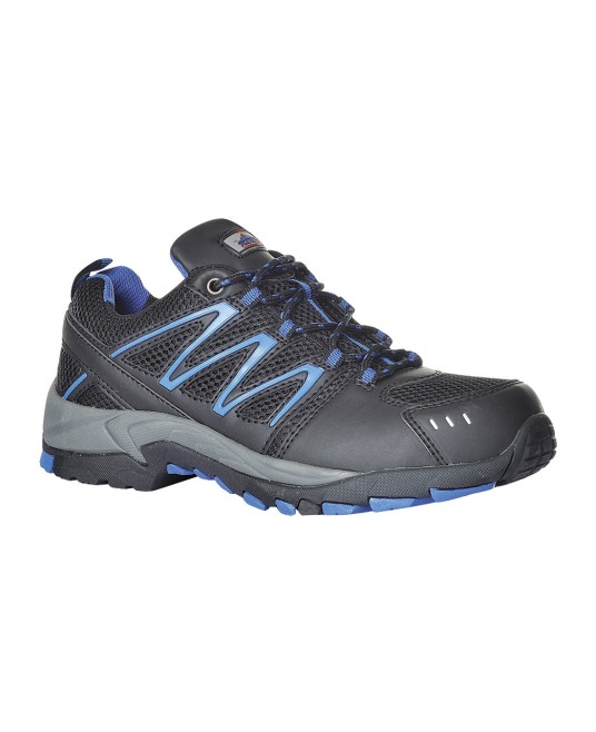 Pantofi de protectie, bombeu compozit si lamela,talpa phylon/cauciuc, S1P HRO [FC67] Negru si albastru