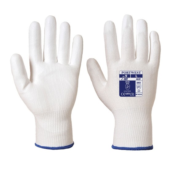 Manusi de protectie antitaiere si termica Cut 3 [A620] Alb