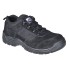 Pantofi de protectie cu bombeu metalic si lamela, talpa PU/PU, S1P [FT64] Negru