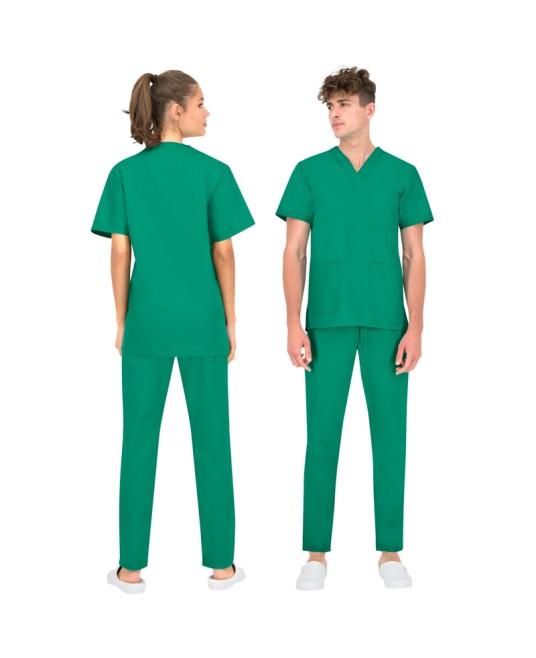 Costum industria alimentara sau Curatenie, tercot 180g/m2 verde