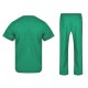 Costum medical unisex (pantaloni + tunica), tercot 180g/m2, verde Costum medical unisex (pantaloni + tunica), tercot 180g/m2, verde