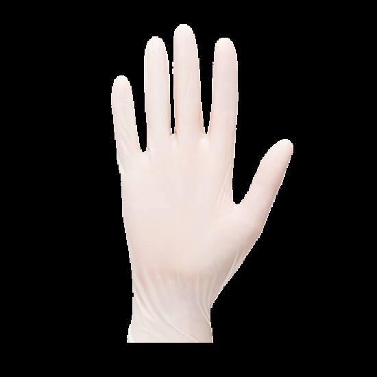 Manusi de unica folosinta din latex, nepudrate, 100 buc/cutie [A915] Alb
