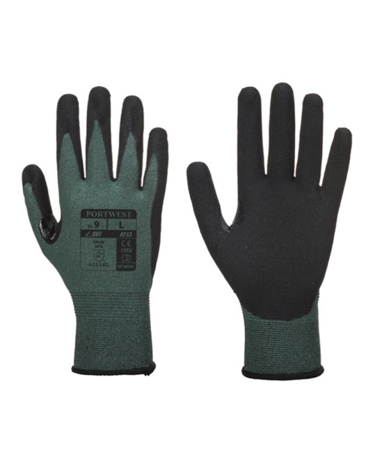 Manusi de protectie antitaiere Dexti Cut Pro [AP32] Negru si gri