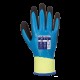 Manusi de protectie antitaiere Aqua Cut Pro [AP50] Negru si albastru