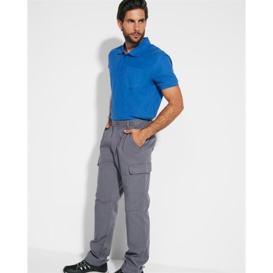 Pantaloni de lucru kombat, bumbac, 240g/m2, Bleumarin