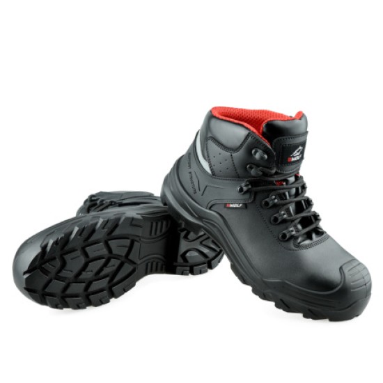 Bocanci de protectie S3 Volcano, bombeu compozit si lamela, negru Bocanci de protectie S3 Volcano, bombeu compozit si lamela, negru