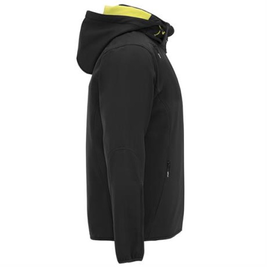 Jacheta softshell cu gluga - negru Jacheta softshell cu gluga - negru