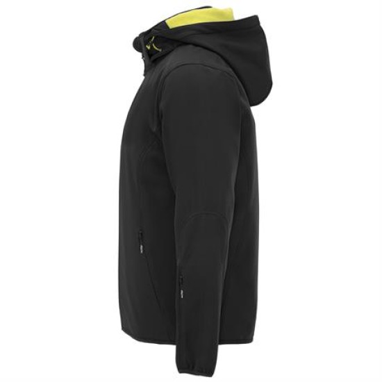 Jacheta softshell cu gluga - negru Jacheta softshell cu gluga - negru