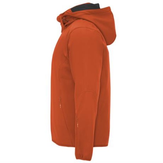 Jacheta softshell cu gluga - portocaliu Jacheta softshell cu gluga - portocaliu