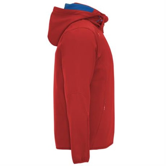 Jacheta softshell cu gluga - rosu Jacheta softshell cu gluga - rosu