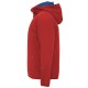 Jacheta softshell cu gluga - rosu Jacheta softshell cu gluga - rosu