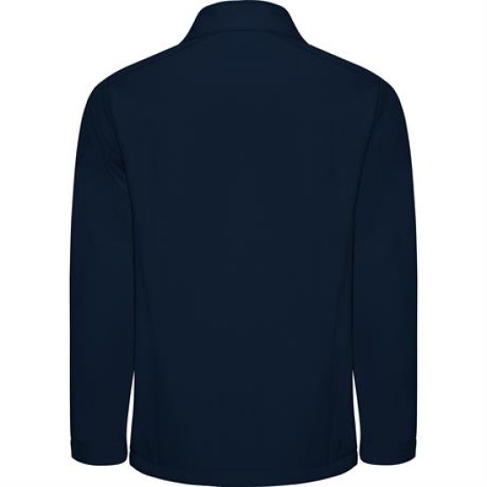 Jacheta softshell barbati, captuseala polar bleumarin