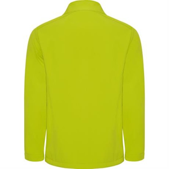 Jacheta softshell barbati, captuseala polar verde lime Jacheta softshell barbati, captuseala polar verde lime