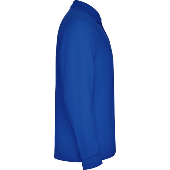 Tricou polo maneca lunga barbati - Estrella Rolly albastru royal, 220g/m2 Tricou polo maneca lunga barbati - Estrella Rolly albastru royal, 220g/m2