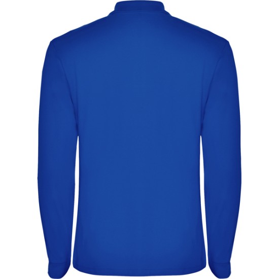 Tricou polo maneca lunga barbati - Estrella Rolly albastru royal, 220g/m2 Tricou polo maneca lunga barbati - Estrella Rolly albastru royal, 220g/m2