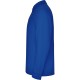 Tricou polo maneca lunga barbati - Estrella Rolly albastru royal, 220g/m2