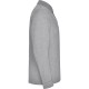 Tricou polo maneca lunga barbati - Estrella Rolly gri melanj, 220g/m2 Tricou polo maneca lunga barbati - Estrella Rolly gri melanj, 220g/m2