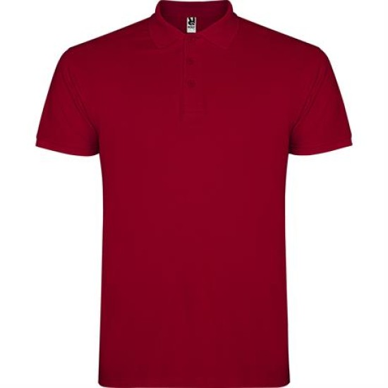 Tricou polo premium barbati, bumbac 200g/mp, Visiniu