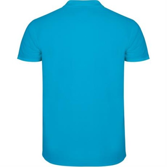 Tricou polo premium barbati, bumbac 200g/mp, Albastru turcoaz