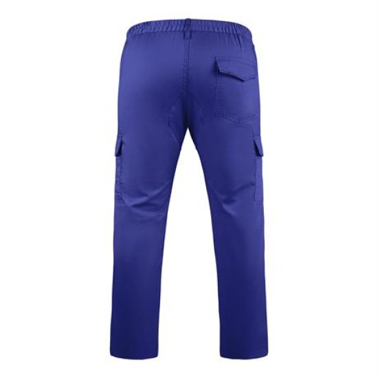 Pantaloni de lucru kombat, tercot 235g/m2, Albastru royal