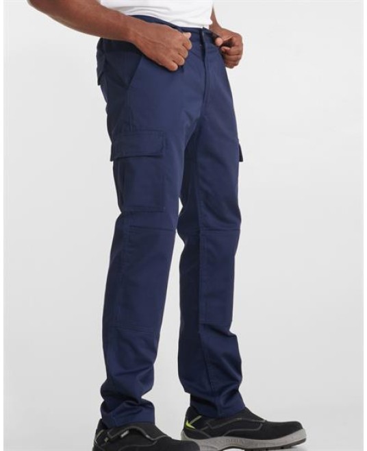 Pantaloni de lucru kombat, tercot 235g/m2, Bleumarin