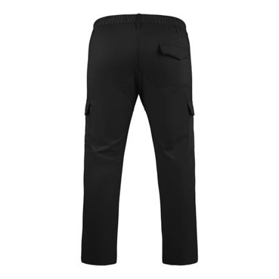 Pantaloni de lucru kombat, tercot 235g/m2, Negru