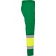 Pantaloni HiVis cu dungi reflectorizante - Verde/galben Pantaloni HiVis cu dungi reflectorizante - Verde/galben