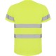 Tricou reflectorizant cu maneca scurta, 130g/m2 Galben Tricou reflectorizant cu maneca scurta, 130g/m2 Galben