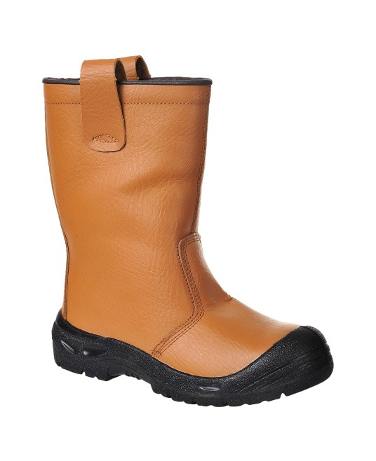 Cizme de protectie frig, bombeu metalic si lamela,  S3 CI [FW29] Maro deschis