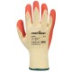 Manusi de protectie bumbac imersate in latex Grip [A100] Portocaliu