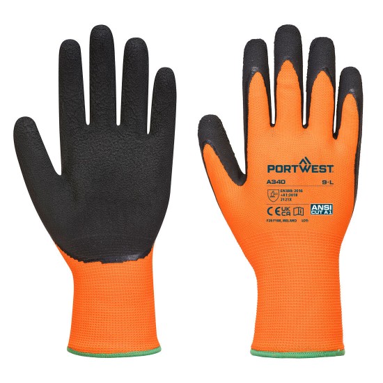 Manusi de protectie Hi-Vis Grip [A340] Portocaliu si negru