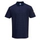 Tricou ESD antistatic cu maneca scurta, polo, 195g/m2 [AS21] Bleumarin