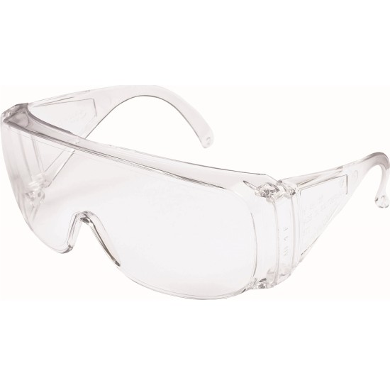 Ochelari de protectie cu vizor din policarbonat, transparenti