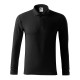 Tricou polo maneca lunga barbati, 200g/m2, Malfini LS 221, Negru Tricou polo maneca lunga barbati, 200g/m2, Malfini LS 221, Negru
