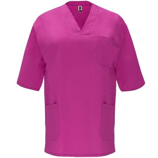 Bluza medicala unisex, Fucsia