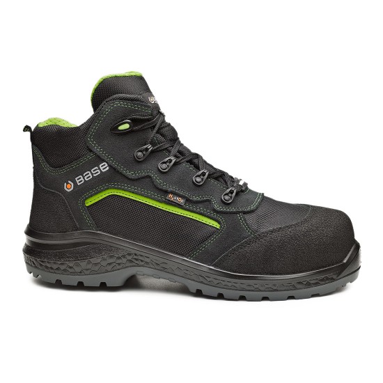 Bocanci de protectie premium, membrana impermeabila, S3 WR CI SRC, Negru/Verde Bocanci de protectie premium, membrana impermeabila, S3 WR CI SRC, Negru/Verde