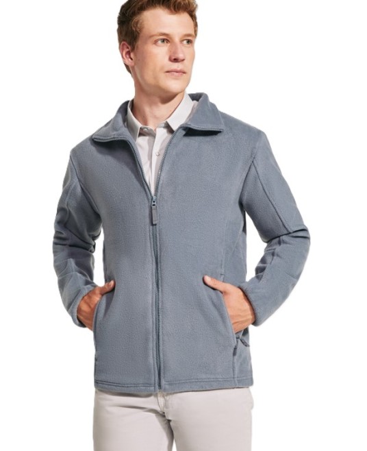 Jacheta fleece barbati, 300g/m2  Gri