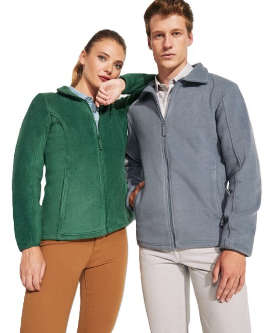 Jacheta fleece barbati, 300g/m2  Gri