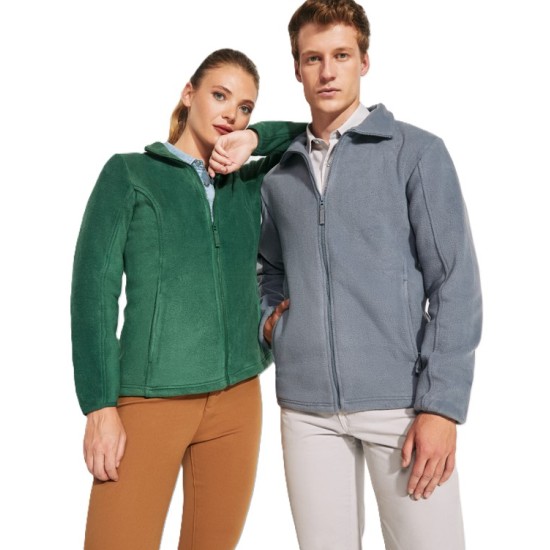 Jacheta fleece barbati, 300g/m2 Verde Jacheta fleece barbati, 300g/m2 Verde