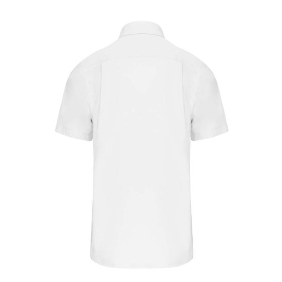 Camasa maneca scurta barbati, 125 g/mp, Alb