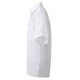 Camasa cu maneca scurta de barbati, croi ajustat, 105 g/mp, Alb
